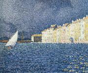 saint tropez storm oil painting picture wholesale